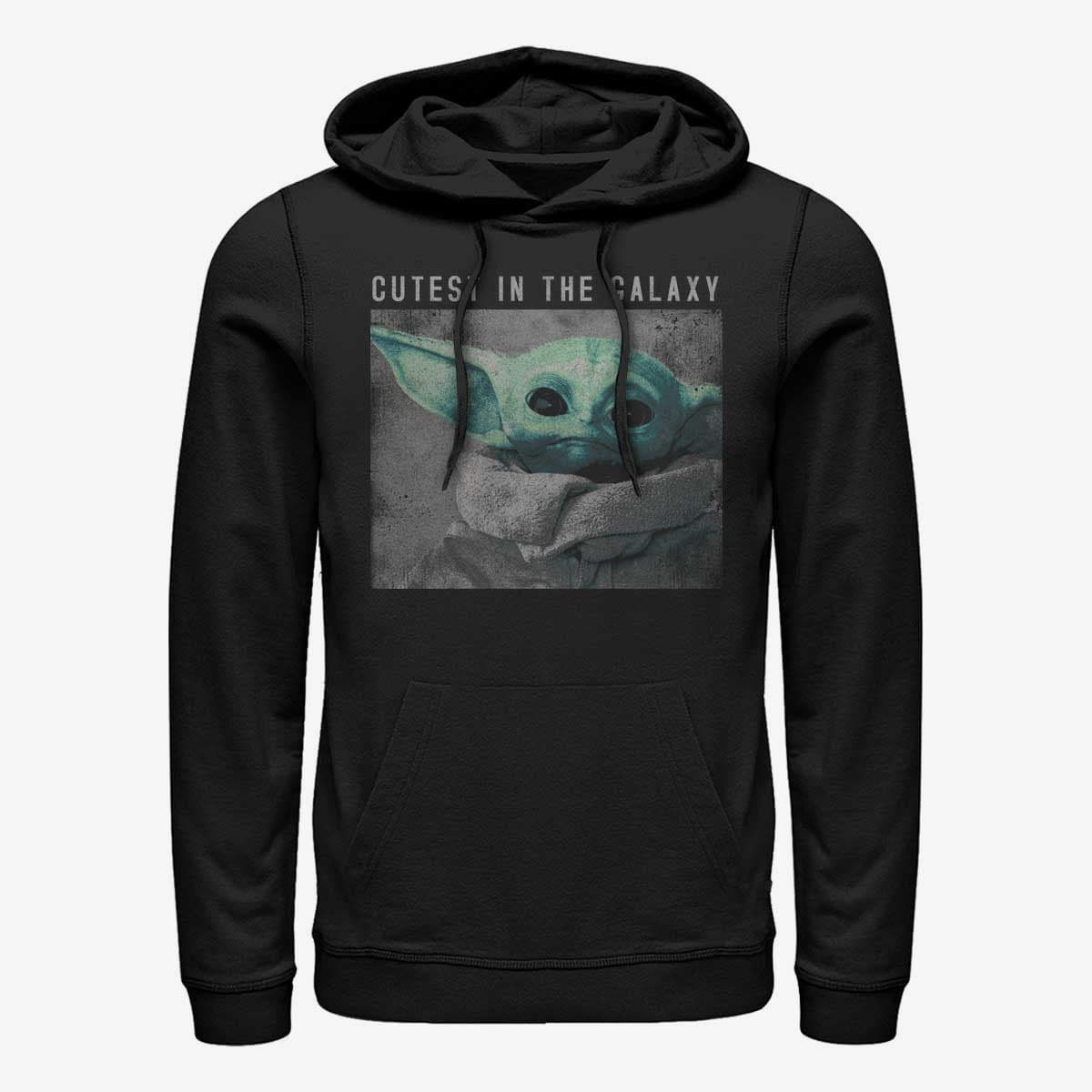 Суитчъри Merch Star Wars: The Mandalorian - Galaxys Cutest Unisex Hoodie Black
