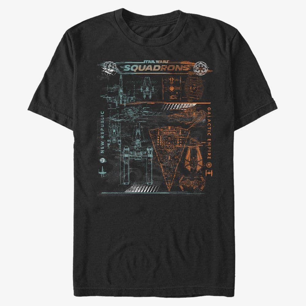 T-shirts Merch Star Wars: Squadrons - So Many Ships Unisex T-Shirt Black