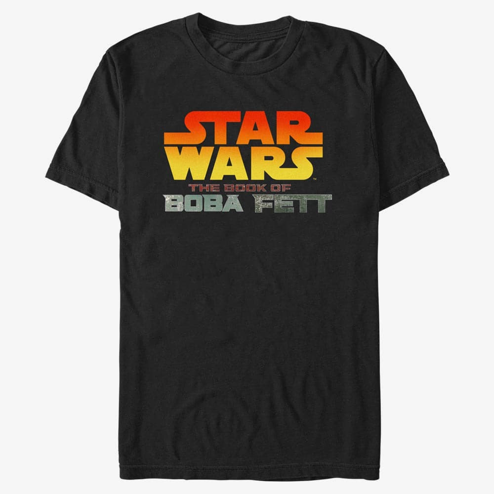 T-shirts Merch Star Wars Book of Boba Fett - Star Wars Fett Logo Unisex T-Shirt Black