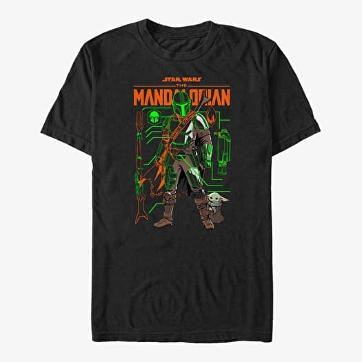 T-shirt Merch Star Wars: The Mandalorian - Schemed Up Unisex T-Shirt Black