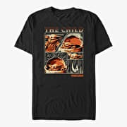 Merch Star Wars: The Mandalorian - The Child Panel Unisex T-Shirt Black