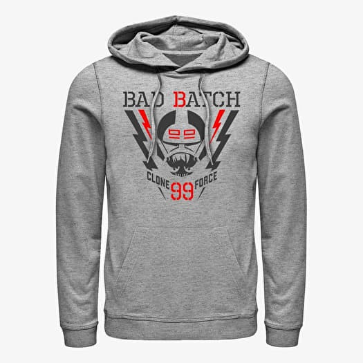 Merch Star Wars: The Bad Batch - Lightning Force Unisex Hoodie Heather Grey