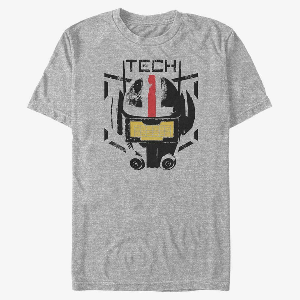 T-shirts Merch Star Wars: The Bad Batch - Tech Unisex T-Shirt Heather Grey