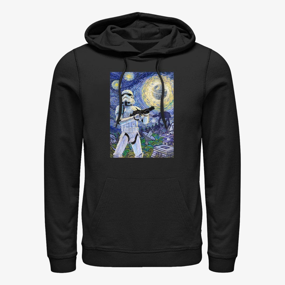 Pulóverek Merch Star Wars - Stormy Night Unisex Hoodie Black