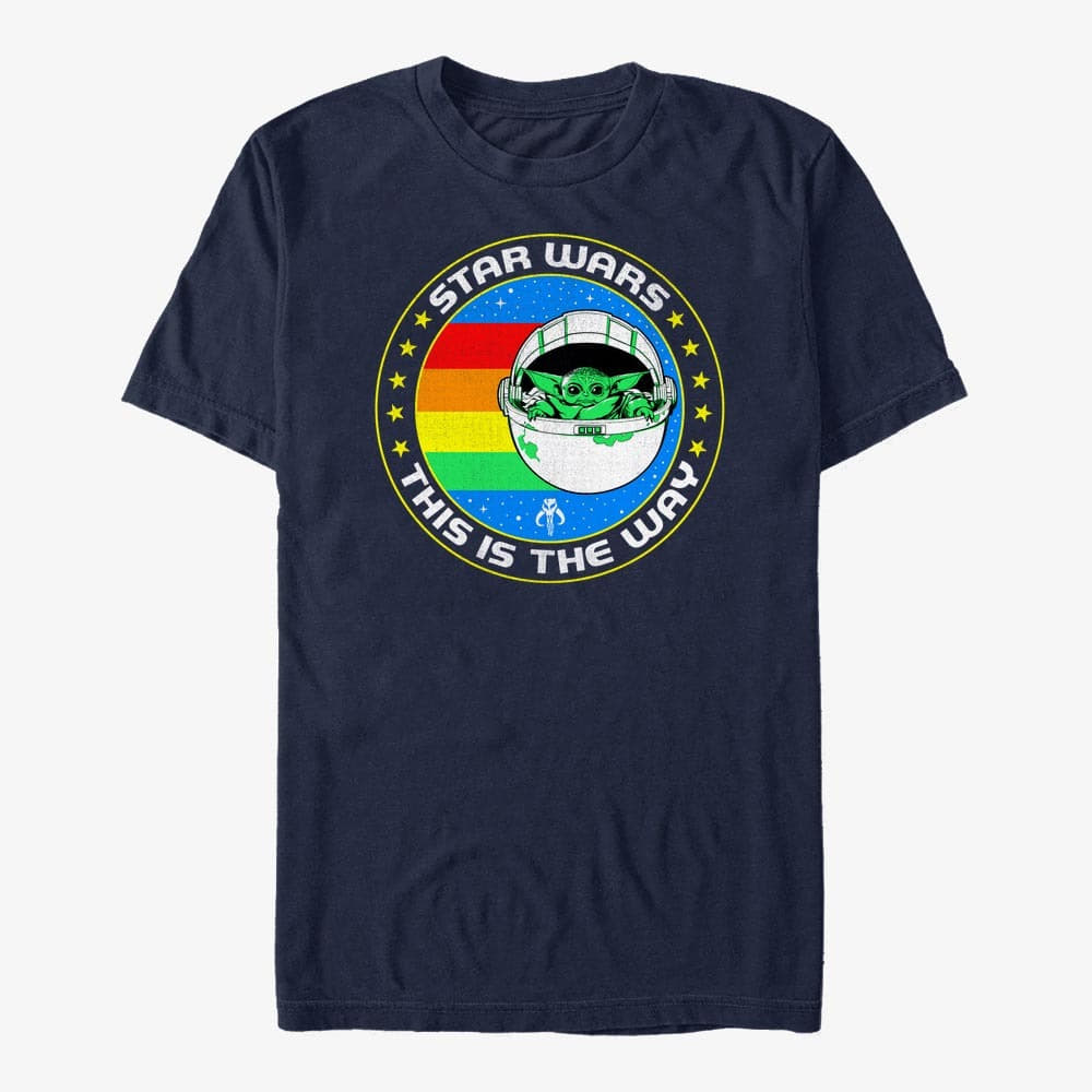 T-shirts Merch Star Wars: The Mandalorian - Star Power Unisex T-Shirt Navy Blue