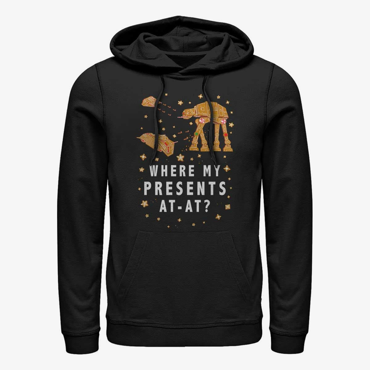 Kapuutsikud ja kampsunid Merch Star Wars: Classic - Ginger AT-AT Unisex Hoodie Black