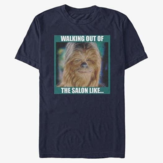 T-shirt Merch Star Wars: Classic - Walking Out The Salon Unisex T-Shirt Navy Blue