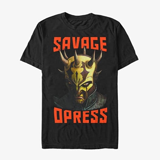 T-shirt Merch Star Wars: Clone Wars - Savage Face Unisex T-Shirt Black