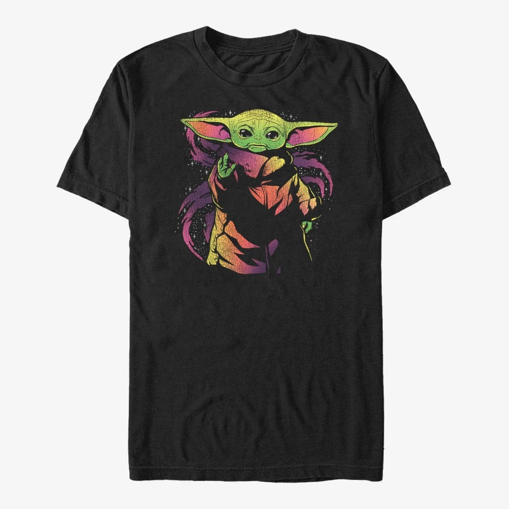 T-shirts Merch Star Wars: The Mandalorian - Neon Child Unisex T-Shirt Black