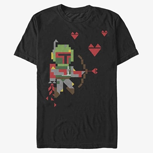 T-shirt Merch Star Wars: Classic - Boba Love Unisex T-Shirt Black