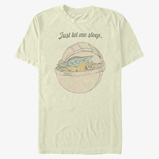 Merch Star Wars: The Mandalorian - Let me sleep Unisex T-Shirt Natural