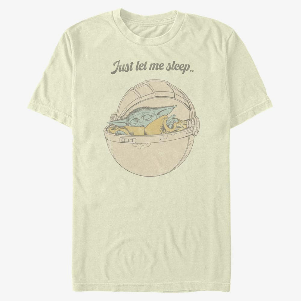 Тениски Merch Star Wars: The Mandalorian - Let me sleep Unisex T-Shirt Natural