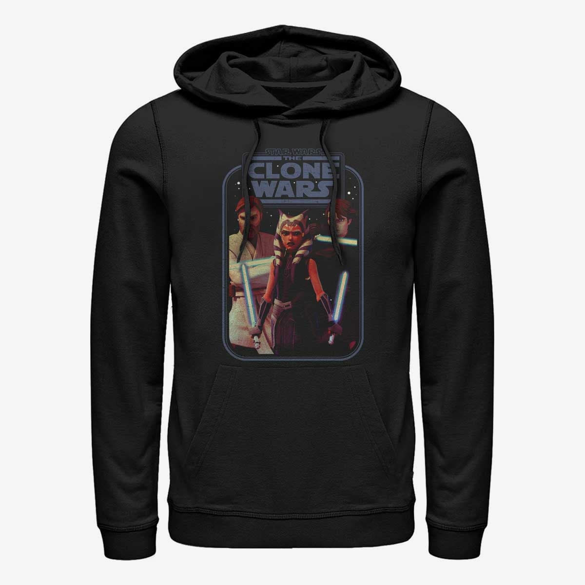 Суитчъри Merch Star Wars: Clone Wars - Hero Group Shot Unisex Hoodie Black