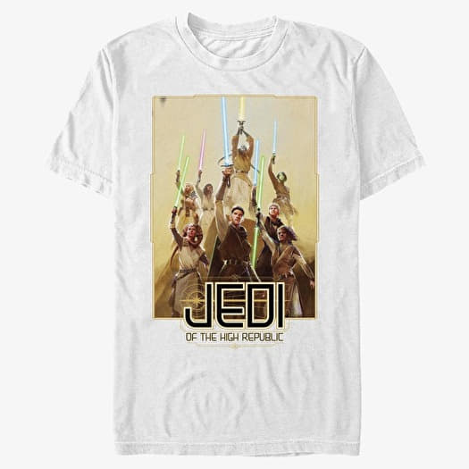 T-shirt Merch Star Wars: High Republic - JEDI OF THE HIGH REPUBLIC GROUP Unisex T-Shirt White