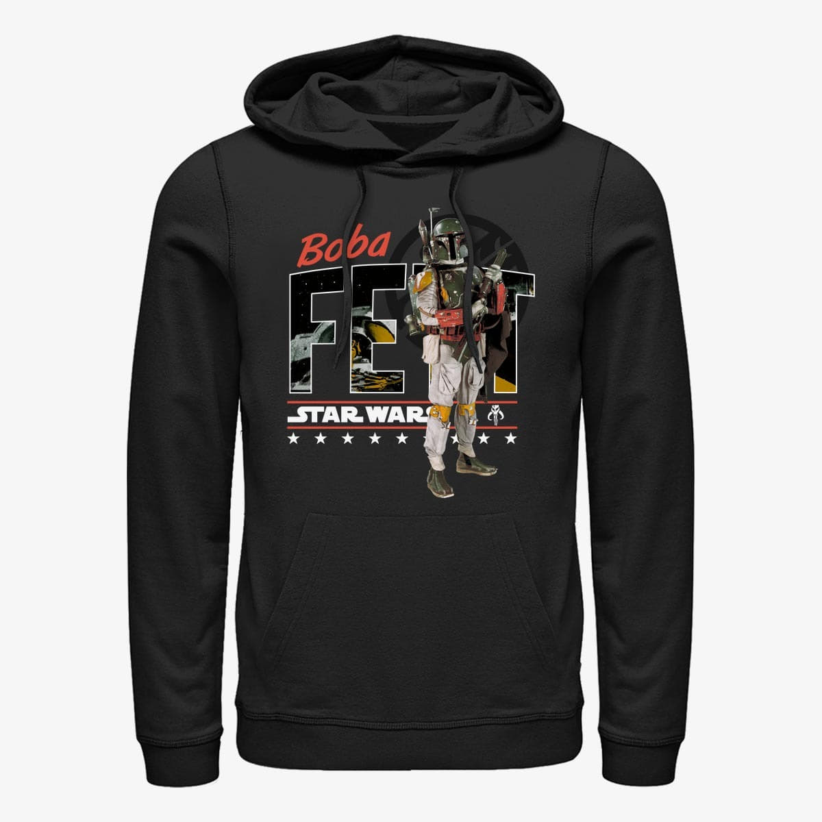 Суитчъри Merch Star Wars: Classic - Player Fett Unisex Hoodie Black