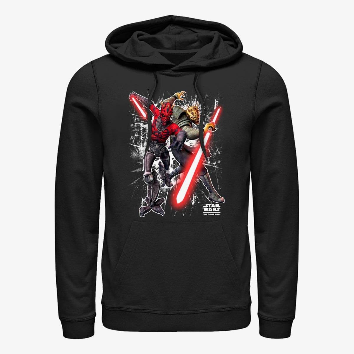 Sweatshirts Merch Star Wars: Clone Wars - Sith Brothers Unisex Hoodie Black