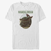 Merch Star Wars: The Mandalorian - The Look Unisex T-Shirt White
