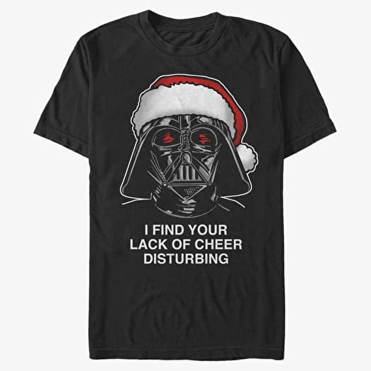 Tricou Merch Star Wars: Classic - Lack of Cheer Unisex T-Shirt Black