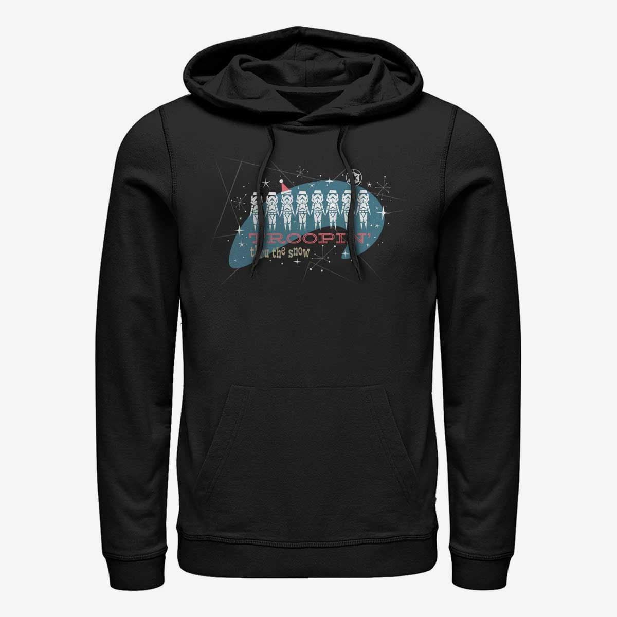 Суитчъри Merch Star Wars: Classic - Troopin Thru the Snow Unisex Hoodie Black