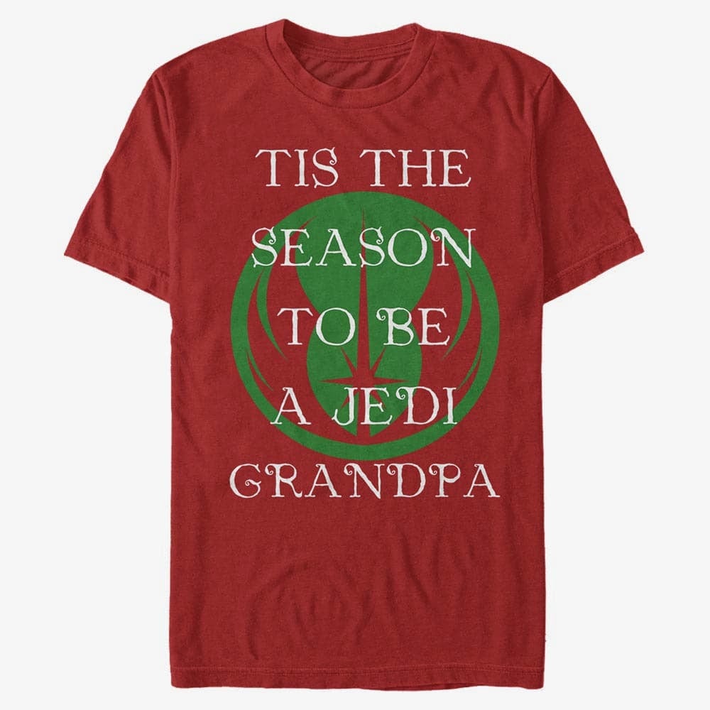 Тениски Merch Star Wars: Classic - Jedi Grandpa Unisex T-Shirt Red