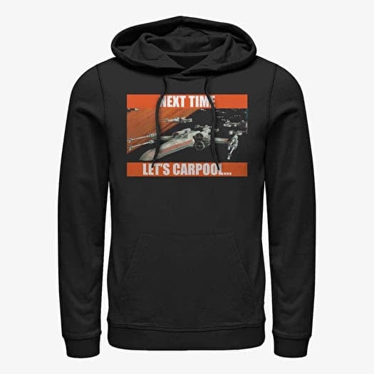 Sweatshirt Merch Star Wars: Classic - Next Time Let's Carpool Unisex Hoodie Black