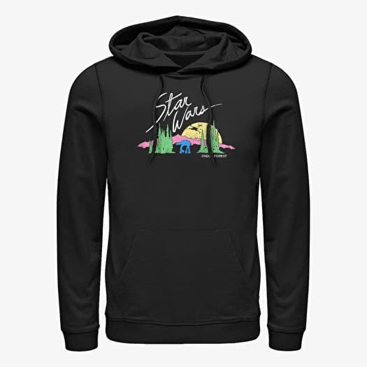 Merch Star Wars - ENDOR VINTAGE Unisex Hoodie Black