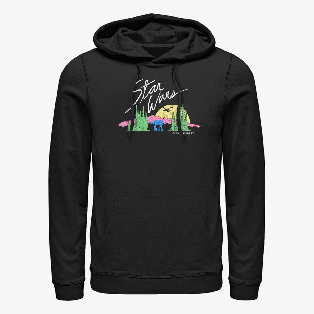 Суитчъри Merch Star Wars - ENDOR VINTAGE Unisex Hoodie Black