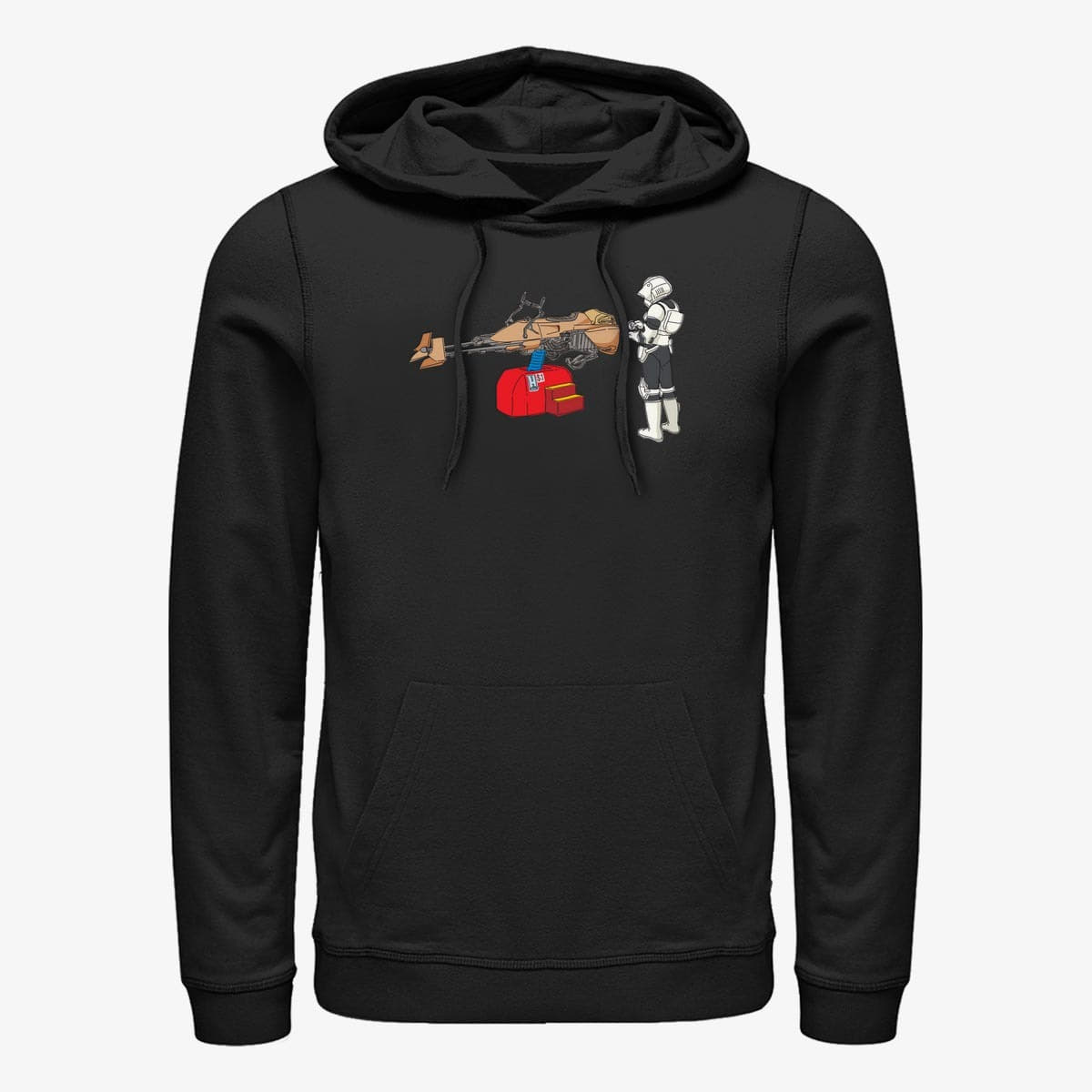 Суитчъри Merch Star Wars: Classic - Trooper Ride Unisex Hoodie Black