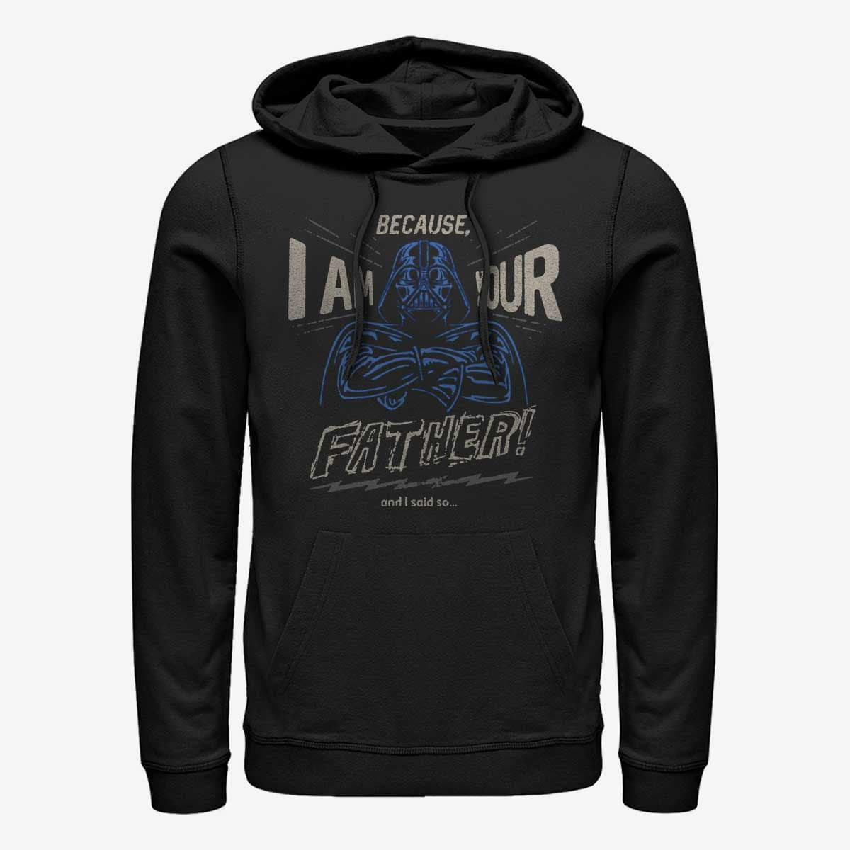 Суитчъри Merch Star Wars: Classic - Dad Says So Unisex Hoodie Black
