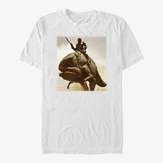 T-shirt Merch Star Wars: The Mandalorian - Mando Hero Shot Unisex T-Shirt White