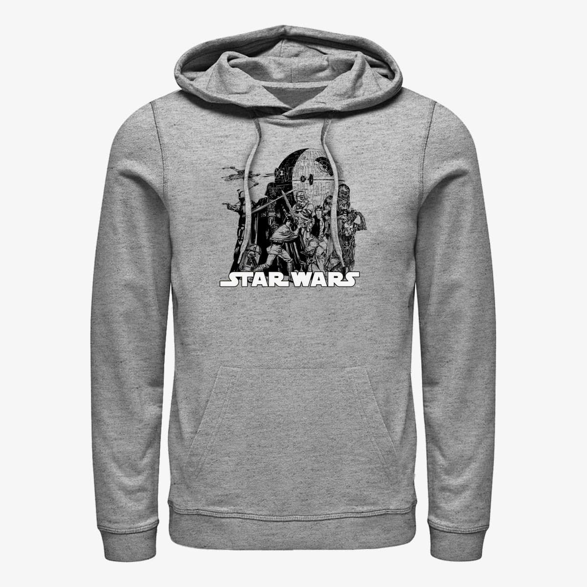 Суитчъри Merch Star Wars - Curtain Call Comp Unisex Hoodie Heather Grey