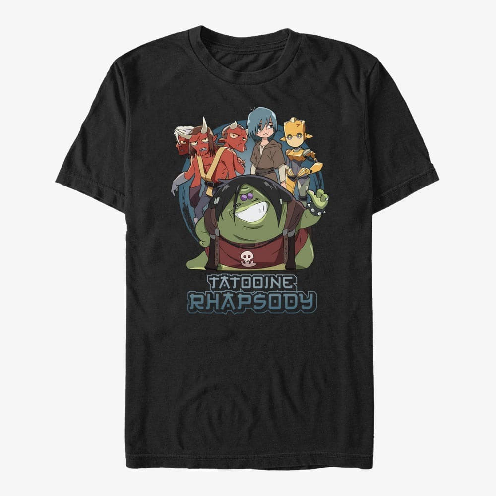 Тениски Merch Star Wars: Visions - Tatooine Rhapsody Unisex T-Shirt Black