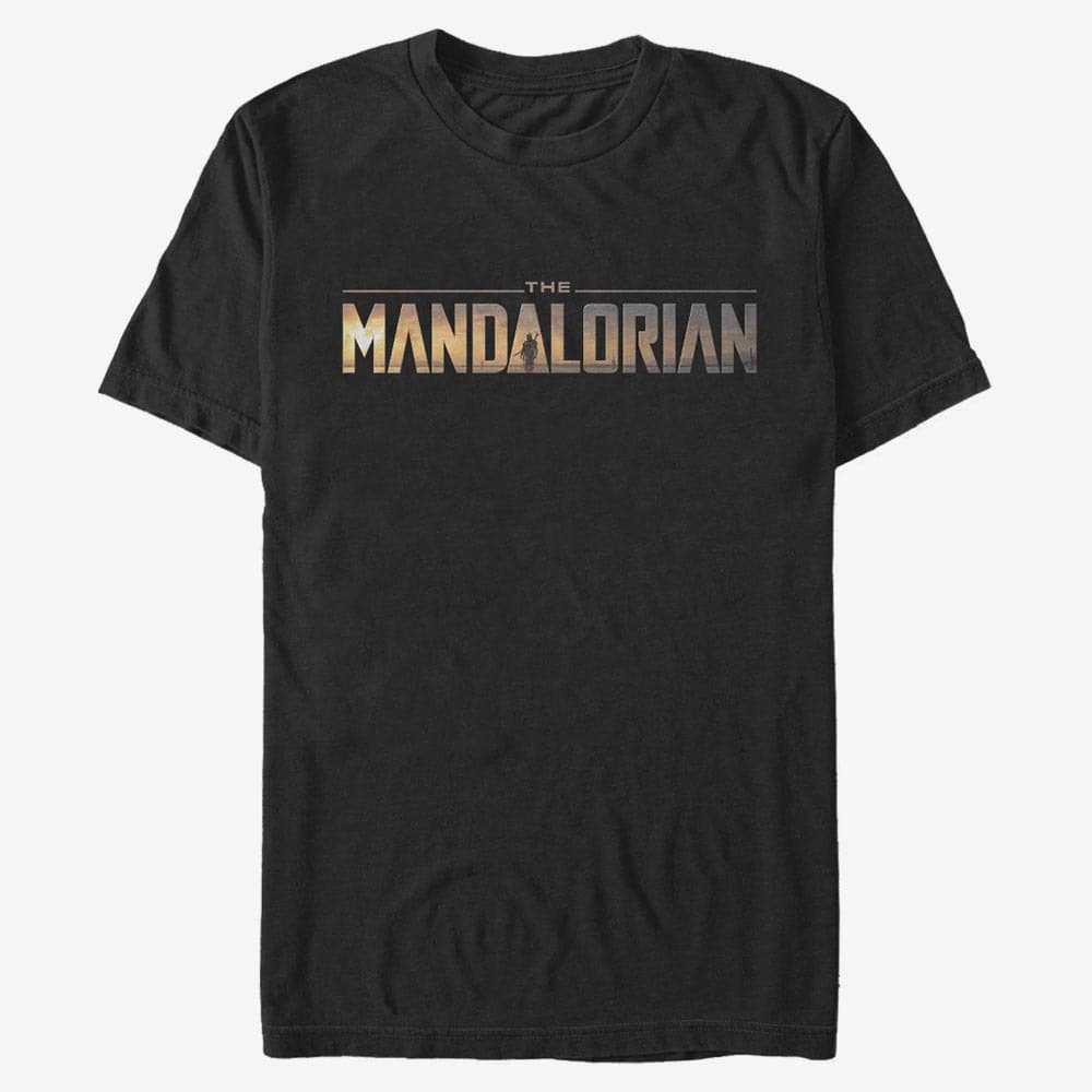 T-shirts Merch Star Wars: The Mandalorian - Mandalorian Logo Unisex T-Shirt Black