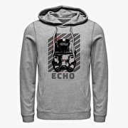 Merch Star Wars: The Bad Batch - Echo Unisex Hoodie Heather Grey