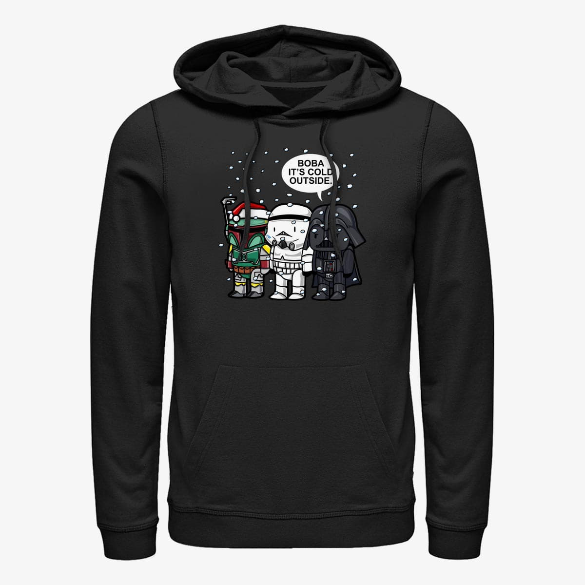 Суитчъри Merch Star Wars: Classic - Boba It's Cold Unisex Hoodie Black