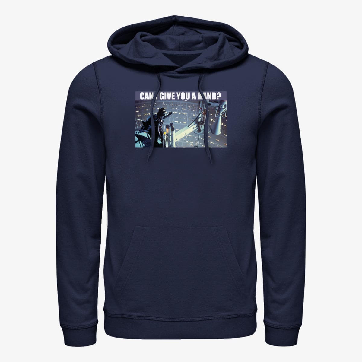 Суитчъри Merch Star Wars: Classic - Can I Give You A Hand Unisex Hoodie Navy Blue
