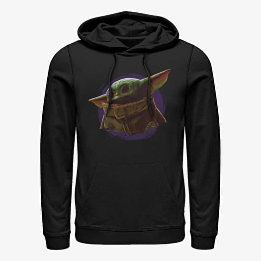 Džemperis Merch Star Wars: Mandalorian - Orange Ball Unisex Hoodie Black