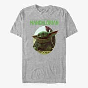 Merch Star Wars: The Mandalorian - The Look Unisex T-Shirt Heather Grey