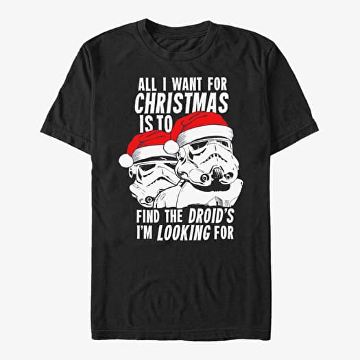 Merch Star Wars: Classic - Droids I'm Looking For Unisex T-Shirt Black