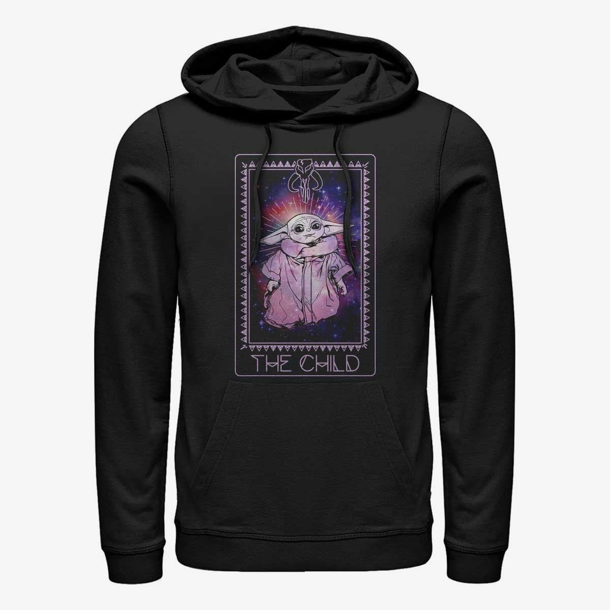 Felpe Merch Star Wars: The Mandalorian - Cosmic Tarot Unisex Hoodie Black