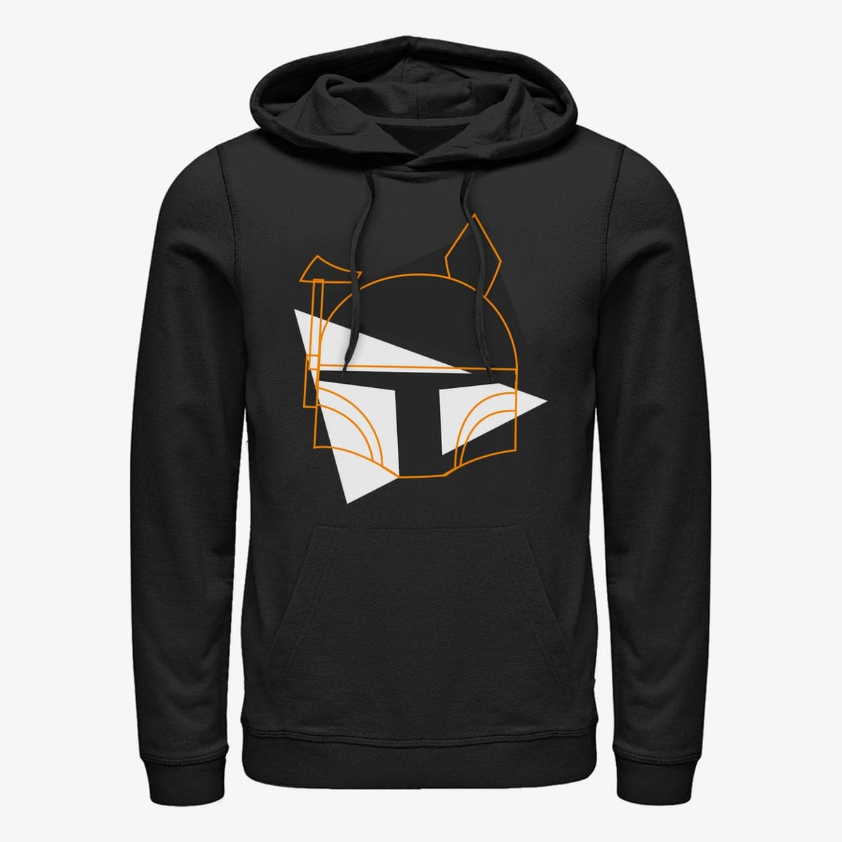 Sweatshirts Merch Star Wars: Classic - Spooky Boba Lines Unisex Hoodie Black
