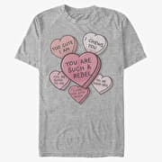 Merch Star Wars: Classic - Candy Hearts Unisex T-Shirt Heather Grey