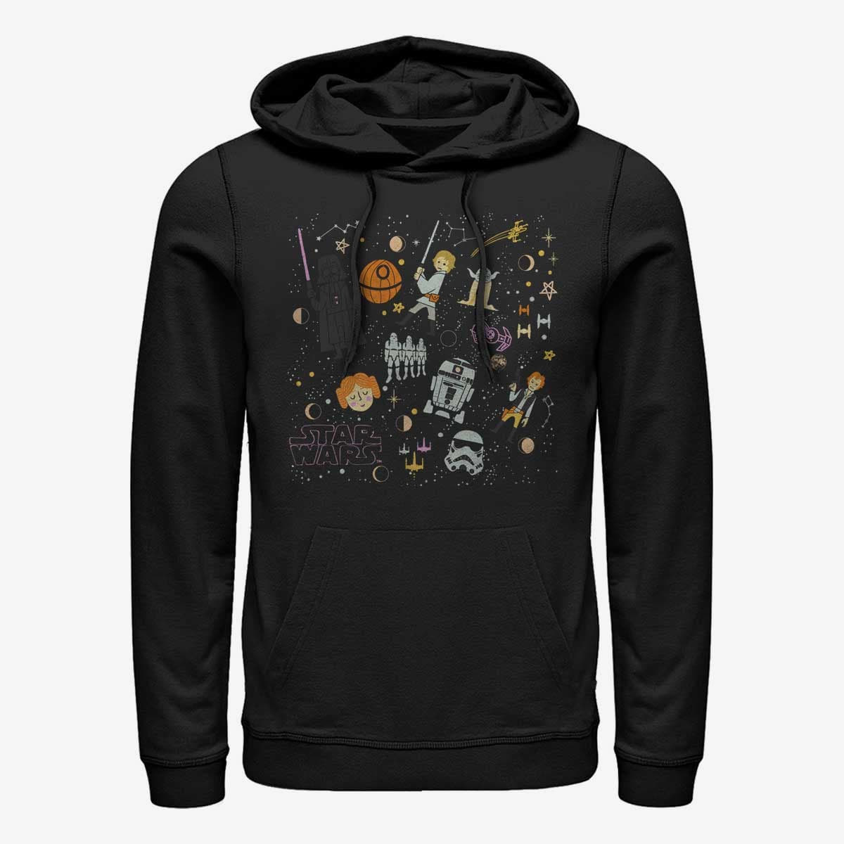 Felpe Merch Star Wars: Classic - COLLAGE Unisex Hoodie Black