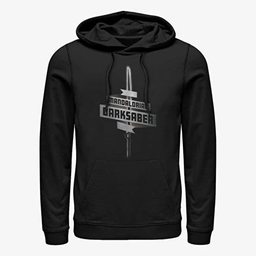 Merch Star Wars: The Mandalorian - Darksaber Unisex Hoodie Black