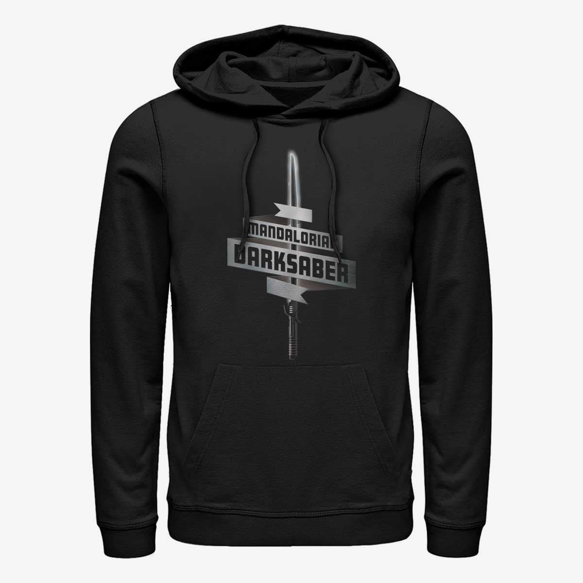 Суитчъри Merch Star Wars: The Mandalorian - Darksaber Unisex Hoodie Black