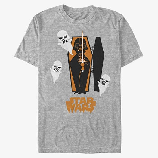 Tricou Merch Star Wars: Classic - Coffin Spooks Unisex T-Shirt Heather Grey