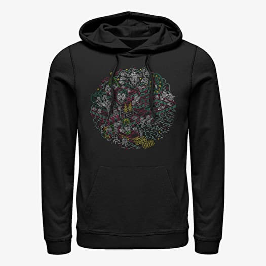 Kampsun Merch Star Wars: Classic - Linear Xmas Unisex Hoodie Black