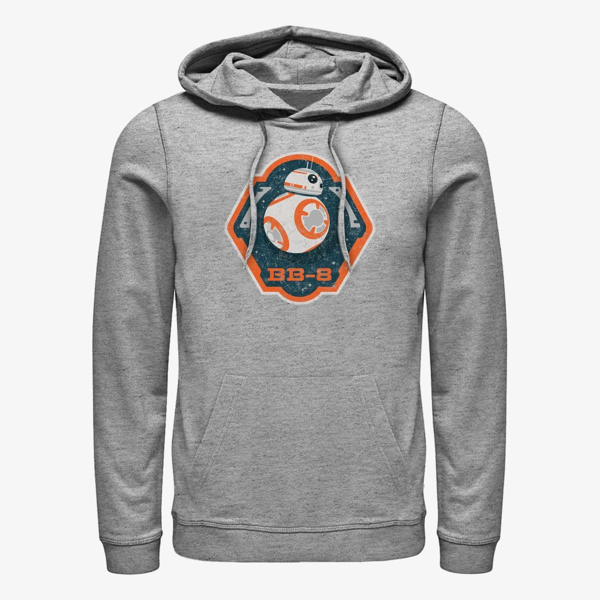 Суитчъри Merch Star Wars: Episode 7 - BB8 Badge Unisex Hoodie Heather Grey