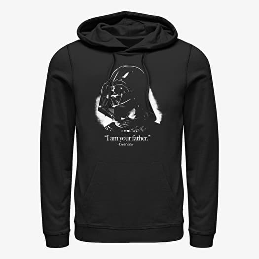 Sweatshirt Merch Star Wars: Classic - Vader is the Father Unisex Hoodie Black