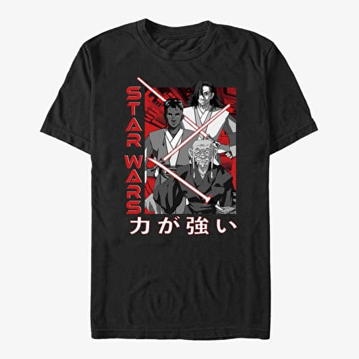 T-shirt Merch Star Wars: Visions - Weapons Anime Unisex T-Shirt Black